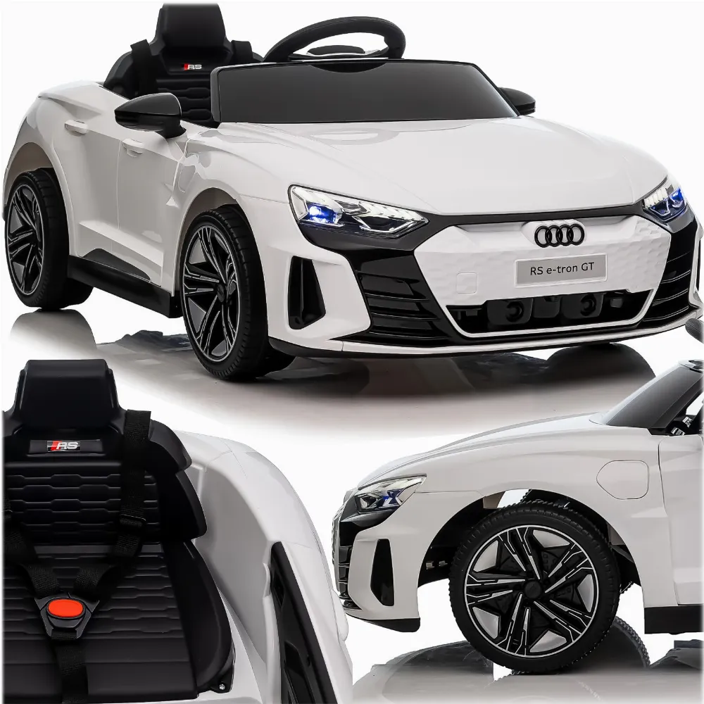 AUTKO AUTO NA AKUMULATOR AUDI RS E-TRON GT DLA DZIECI LED 12V 7Ah 4x35W 