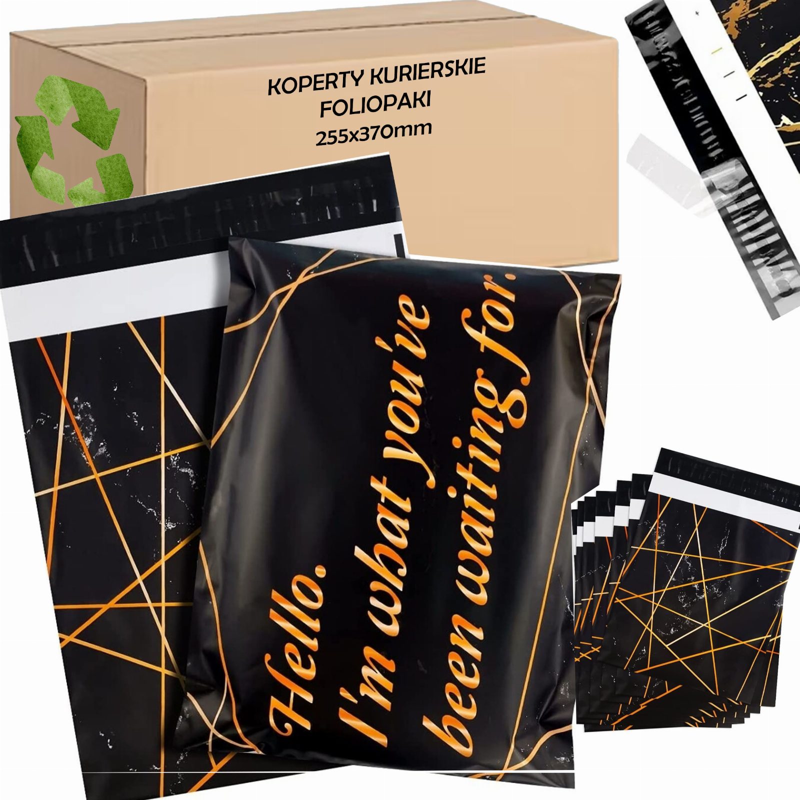FOLIOPAKI KURIERSKIE MOCNE KOPERTY FOLIOWE 255x370 FOR YOU 50szt