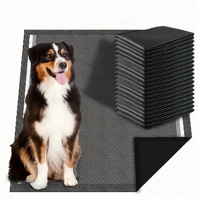 Podkłady Maty Higieniczne dla Psa Kota do Nauki Sikania 40x60cm Grube 50 szt CZARNE