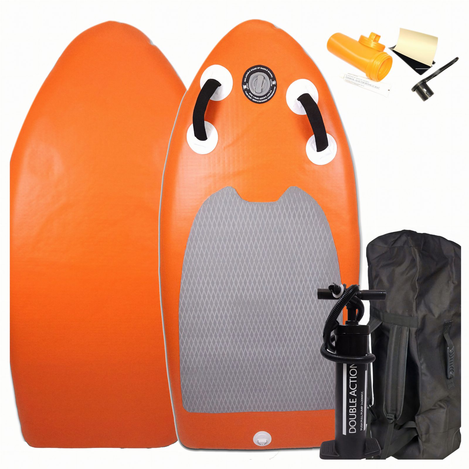 Deska Mini SUP 155 cm Stand Up Paddle Pompowana do Pływania Zestaw + Torba