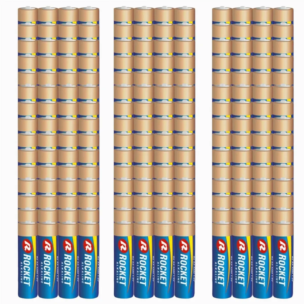 Baterie 45x4 Szt Alkaliczne Rocket LR06 AA 1,5V LR6 Bateria Zestaw Paluszki