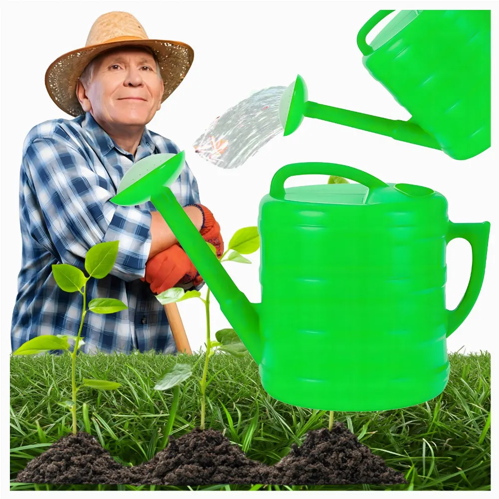 Konewka Ogrodowa 10L Owalna Plastikowa do Podlewania z Sitkiem Podlewaczka