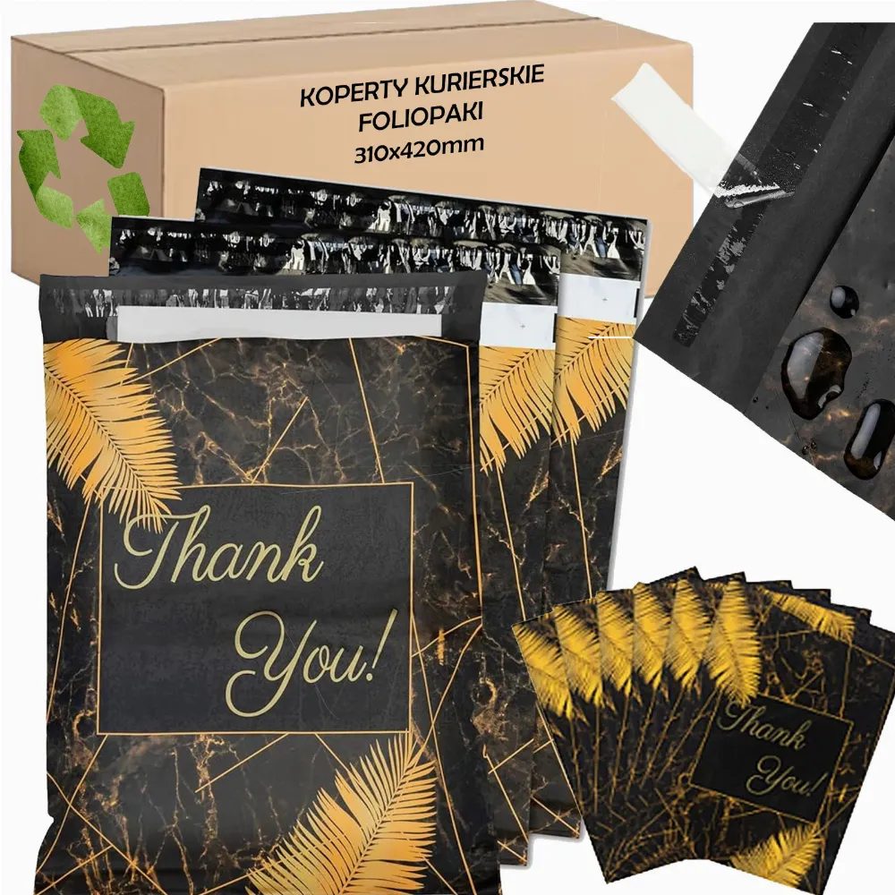 FOLIOPAKI KURIERSKIE MOCNE KOPERTY FOLIOWE A3 310X420 THANK YOU 50szt
