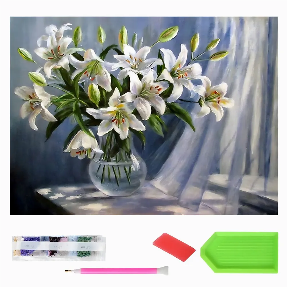 HAFT DIAMENTOWY DUŻY 120x60 Diamond Painting Mozaika Diamentowa XXL ZESTAW 