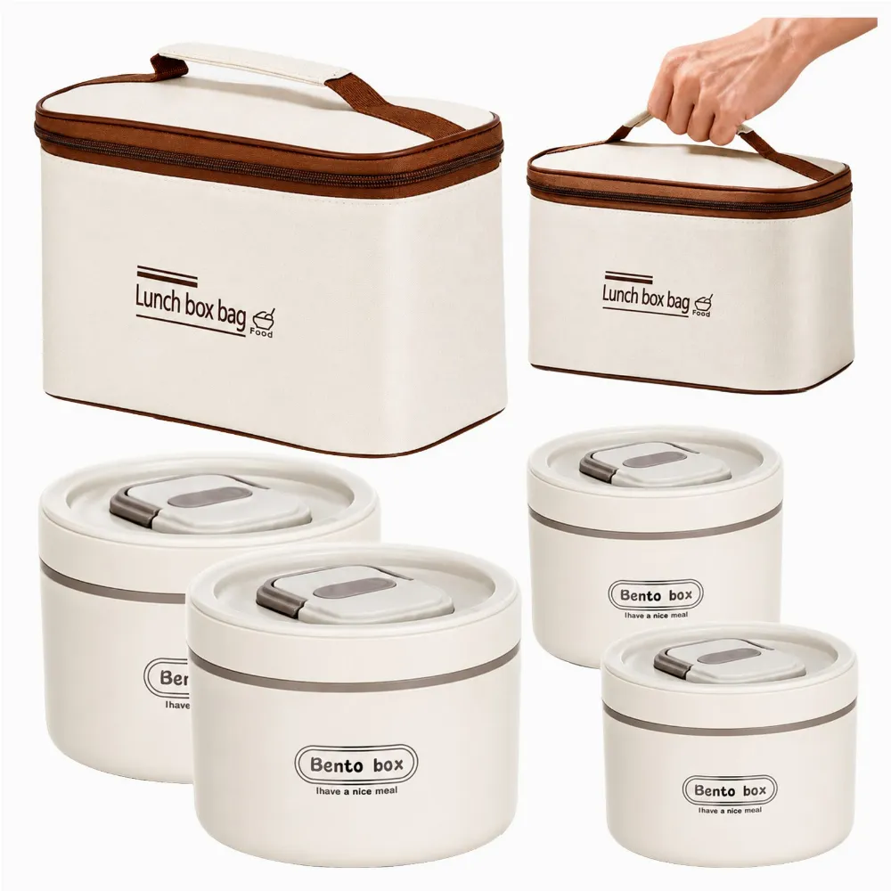 Zestaw Izolowanych Pojemników do Przechowywania Żywności LunchBox 4 szt