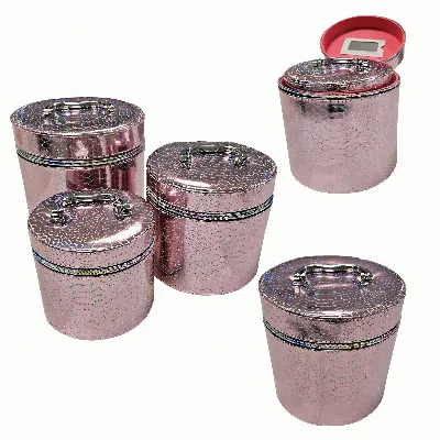 Kosmetyczka Damska Organizer Kuferek na Kosmetyki 3w1 Lustro 3 szt