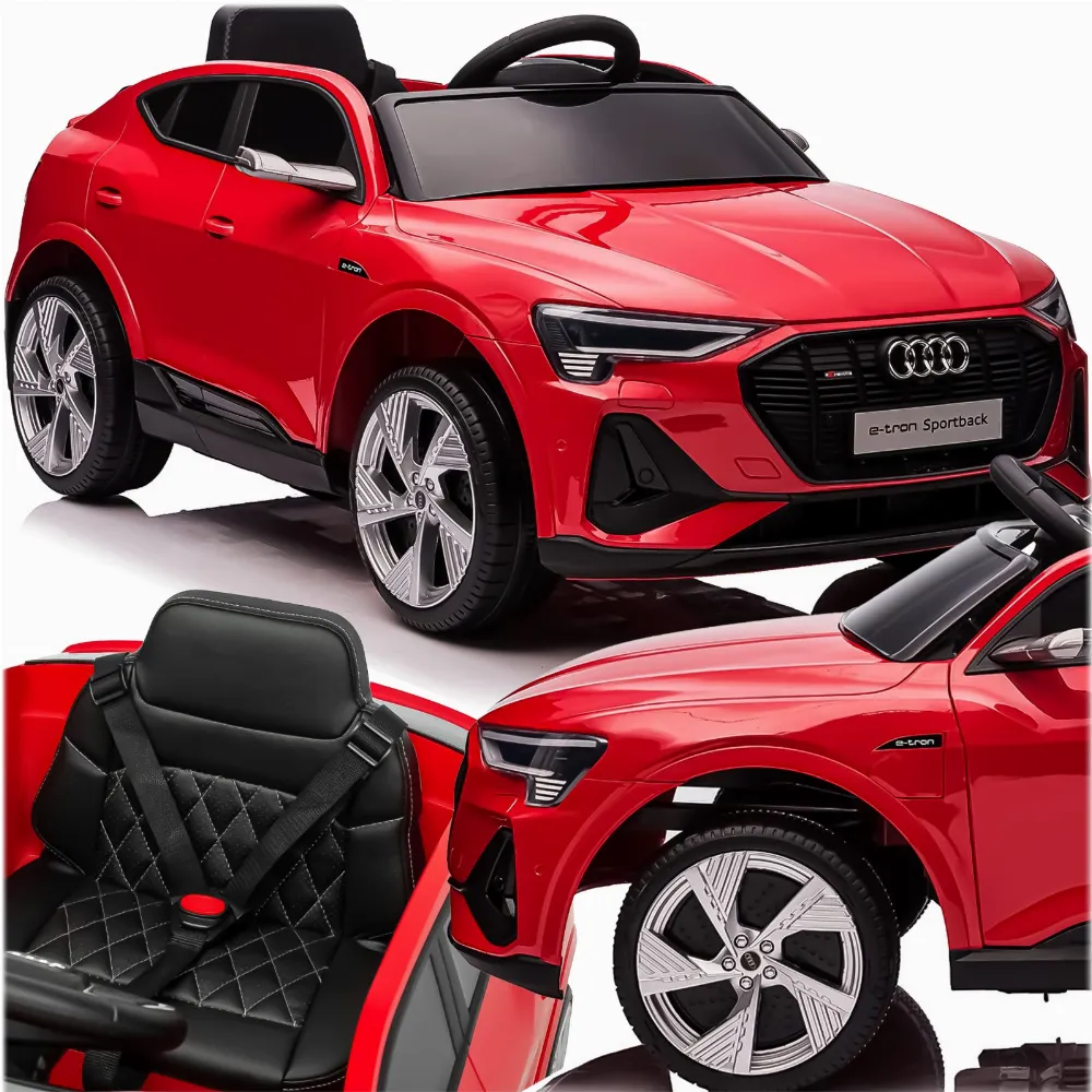 AUTO NA AKUMULATOR AUDI E-TRON SPORTBACK SKÓRA NAJLEPSZA WERSJA 4x4 12V 7Ah