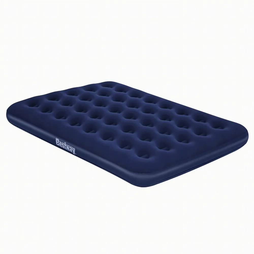 Bestway 67002 Dmuchany Materac Flokowany Dwuosobowy 191x137x22cm 
