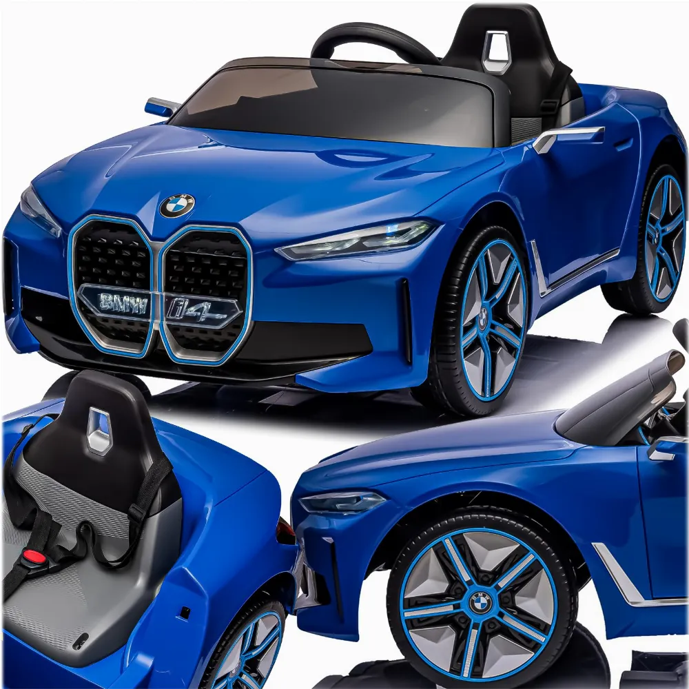 SAMOCHÓD ELEKTRYCZNY AUTO NA AKUMULATOR BMW I4 DLA DZIECI 12V 7Ah 2x35W