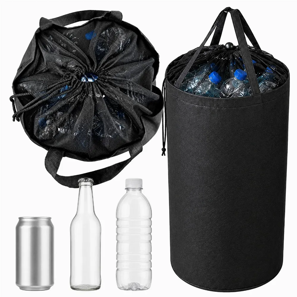 Torba Kosz XXL Worek do Segregacji Zwrotu Butelek Puszek z Uchwytami 90L