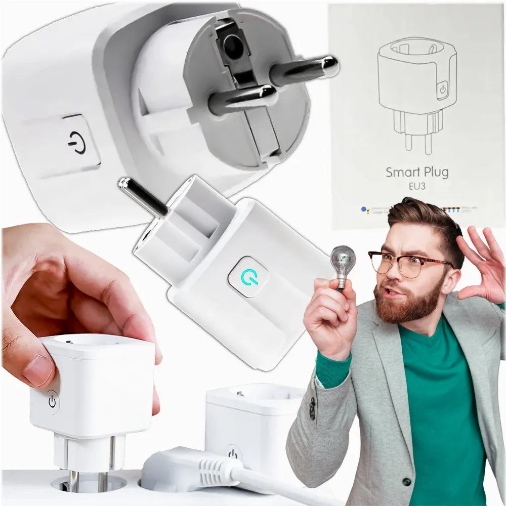 PROGRAMATOR CZASOWY INTELIGENTNE GNIAZDKO WiFi SMART LICZNIK WATOMIERZ 