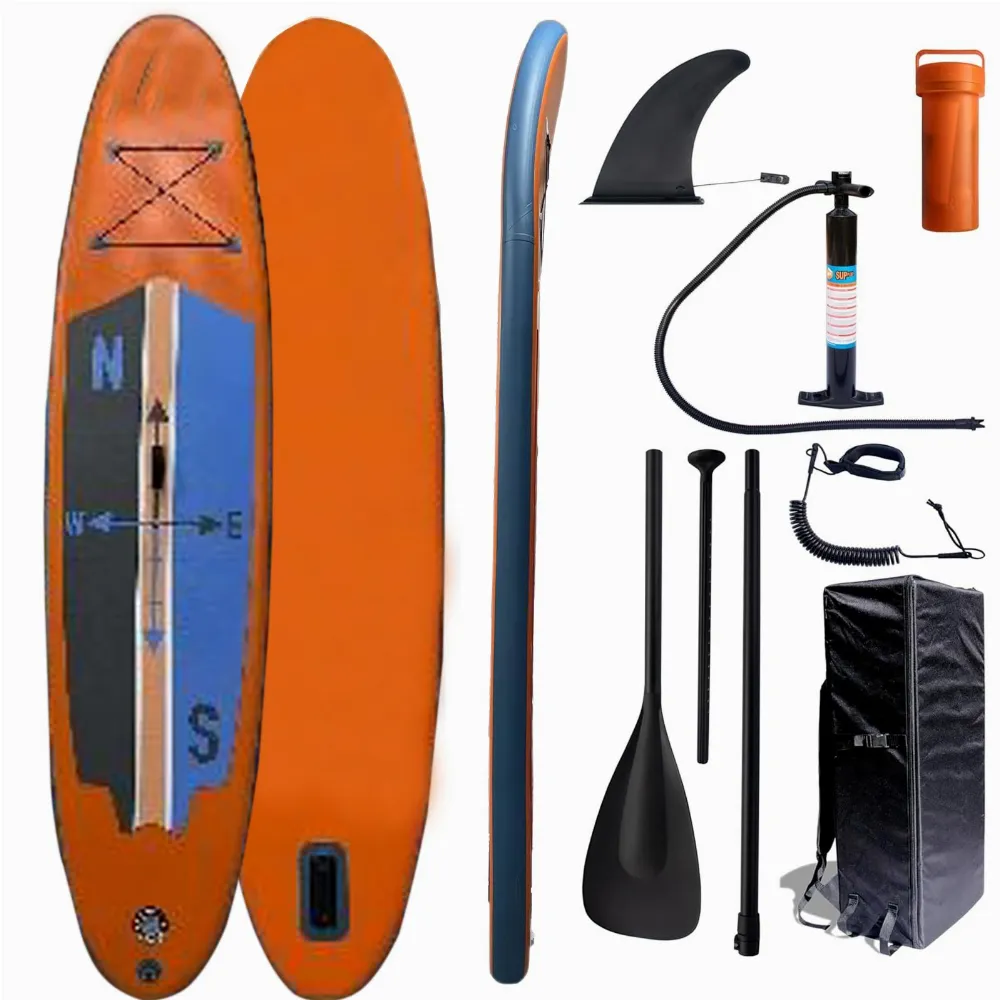 DESKA SUP 320 CM DMUCHANA DO PŁYWANIA WYTRZYMAŁA POMPOWANA ZESTAW + WIOSŁO