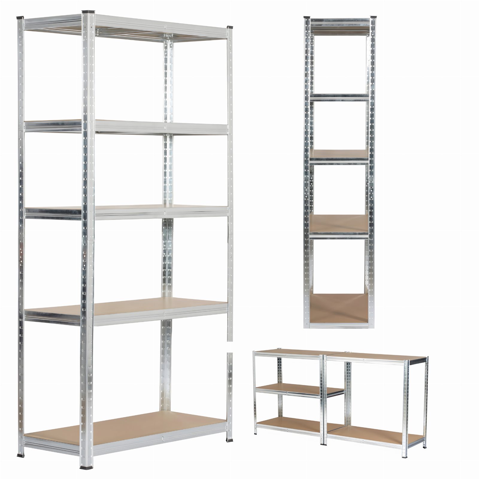 Regał Magazynowy Metalowy 180x90x40 Garażowy Garaż Piwnica Magazyn 875 kg SOLIDNY
