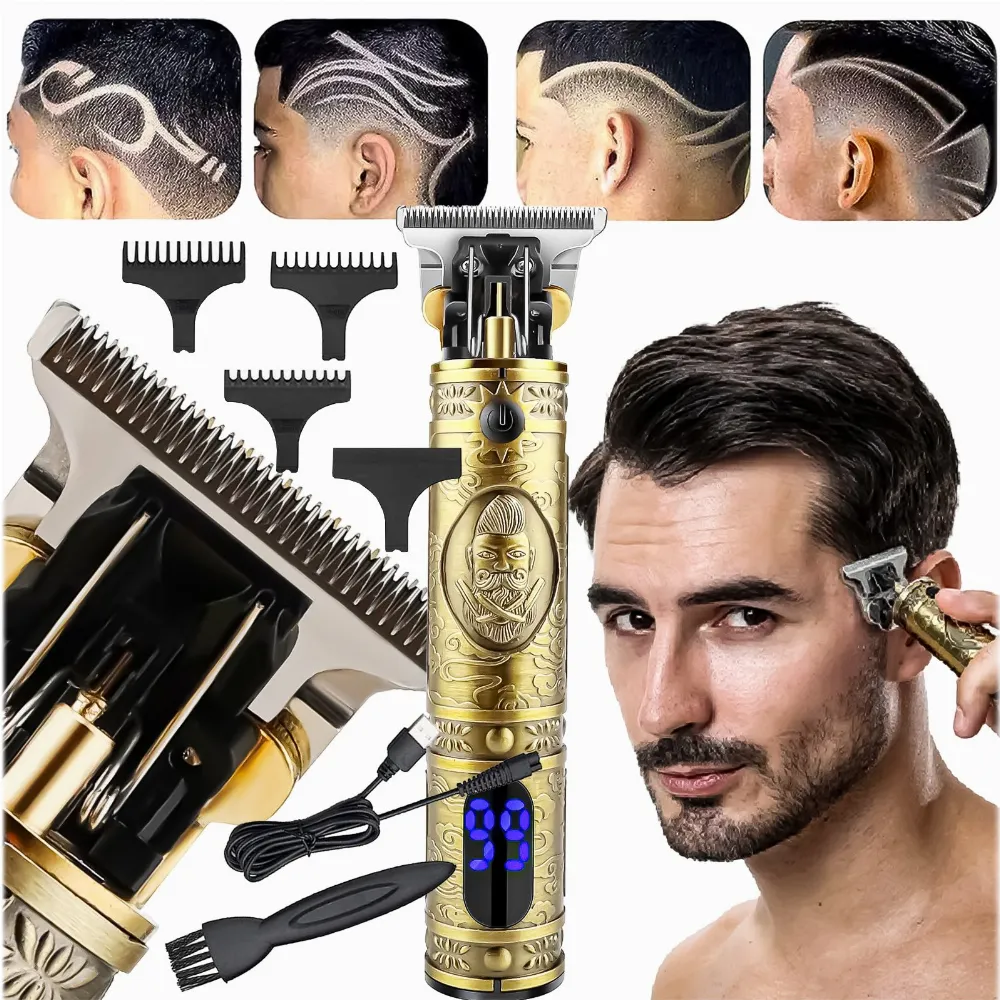 MASZYNKA TRYMER DO STRZYŻENIA BRODY WŁOSÓW BARBER