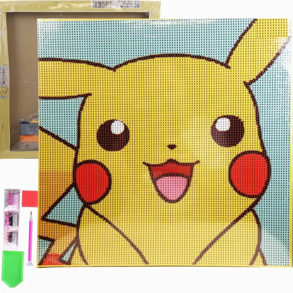 HAFT DIAMENTOWY 30x30 DIAMOND PAINTING MOZAIKA DIAMENTOWA OBRAZ ANIME 