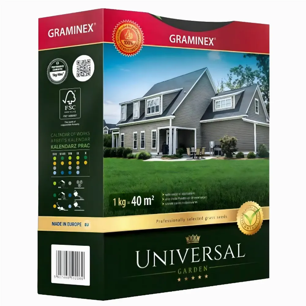 Premium Trawa Nasiona UNIVERSAL Mieszanka Uniwersalna 1kg 40m Odporna
