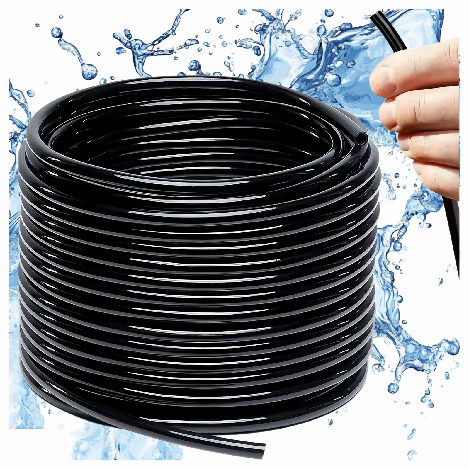 Linia Kroplująca 33cm Fi 16mm Nawodnienie Kropelkowe Wąż Kroplujący 100m